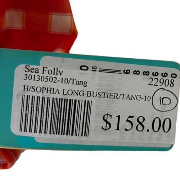 Seafolly Sophia Long Bustier Bikini with High Waisted Bottoms - Picture 7 of 13